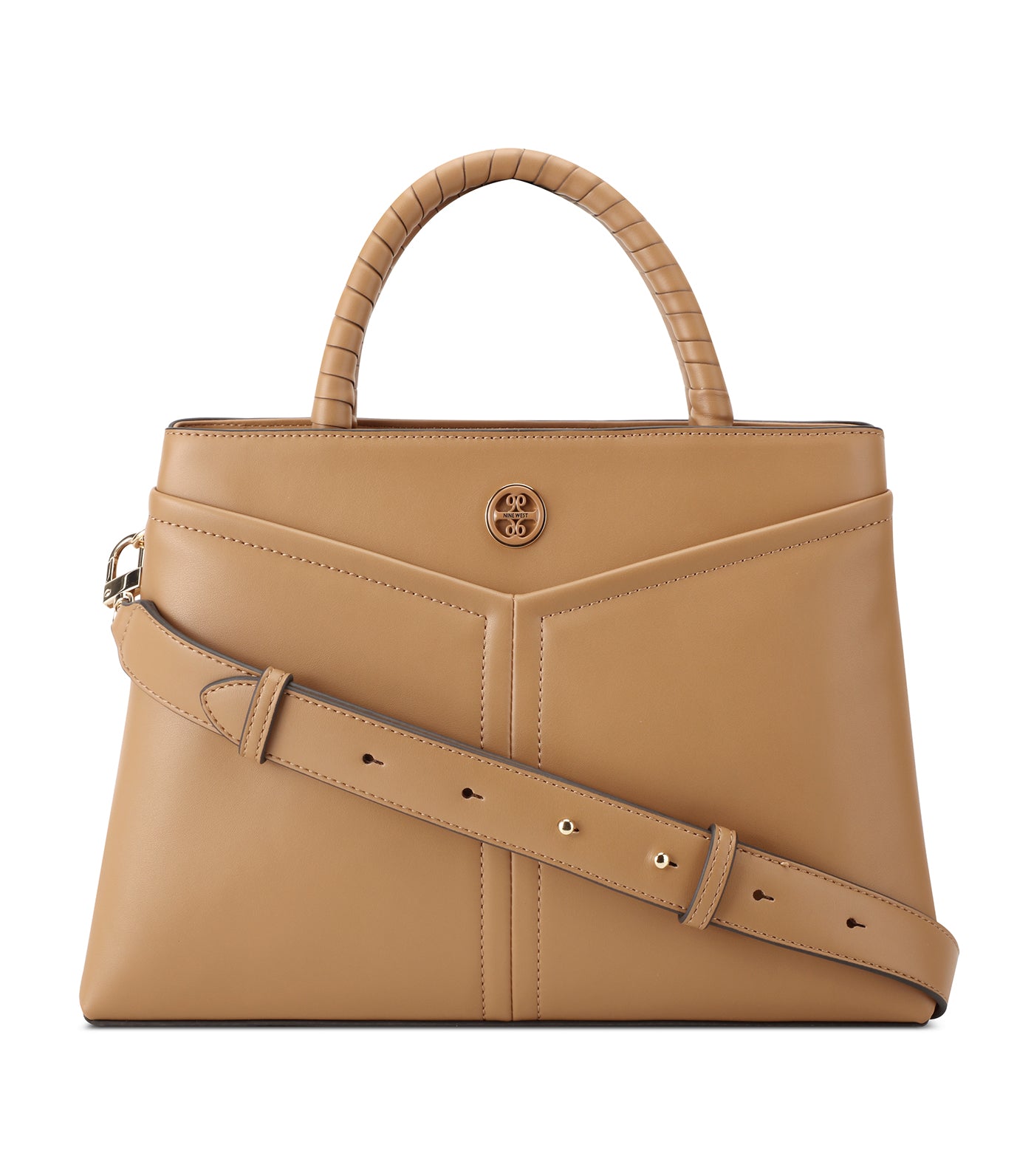 Nine West Erina Satchel Dark Camel | Rustan's