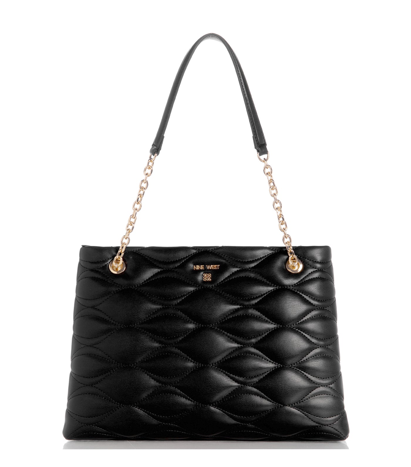 Leini 3-Compartment Satchel Black