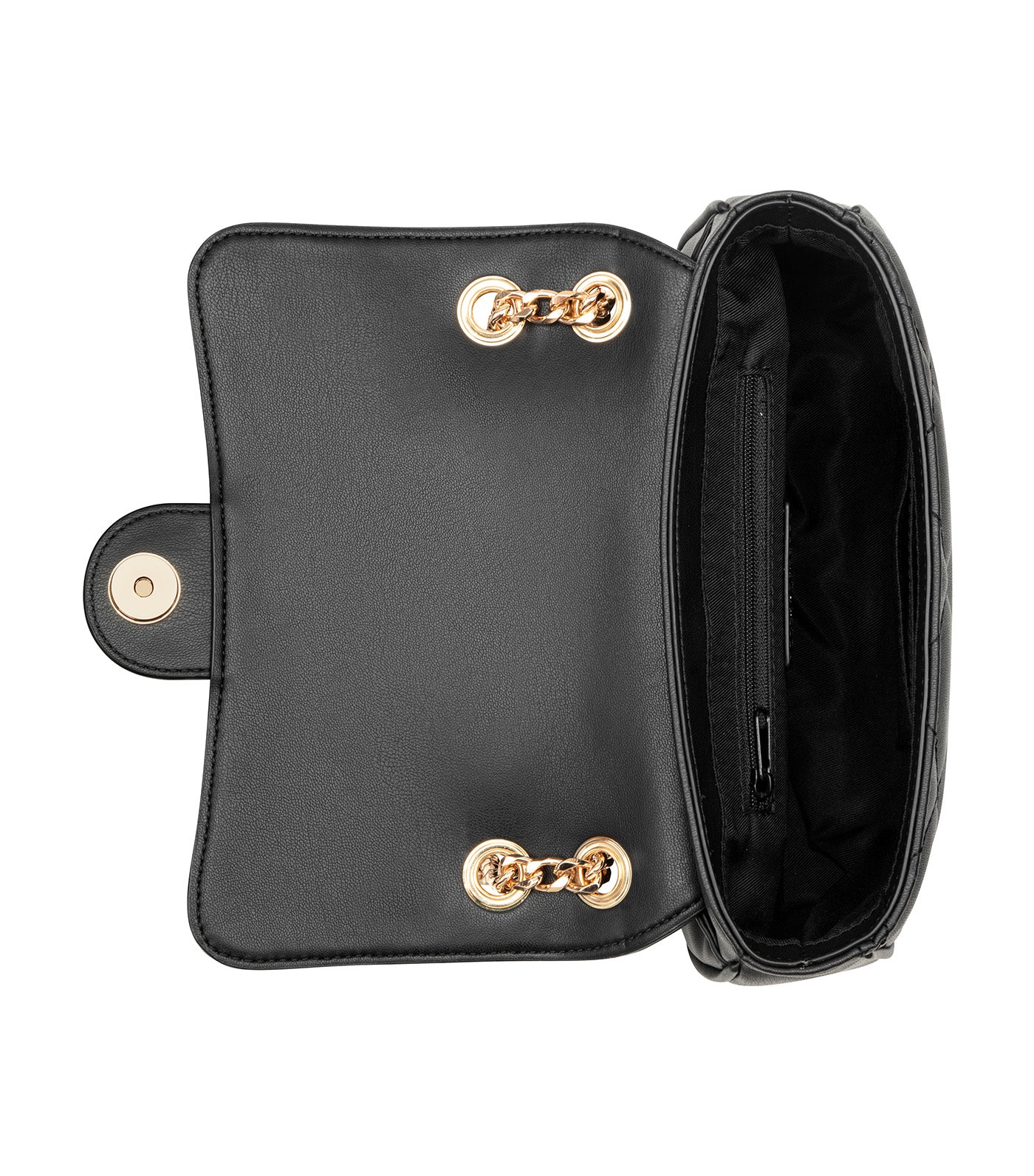 Haleema Convertible Crossbody Flap Black