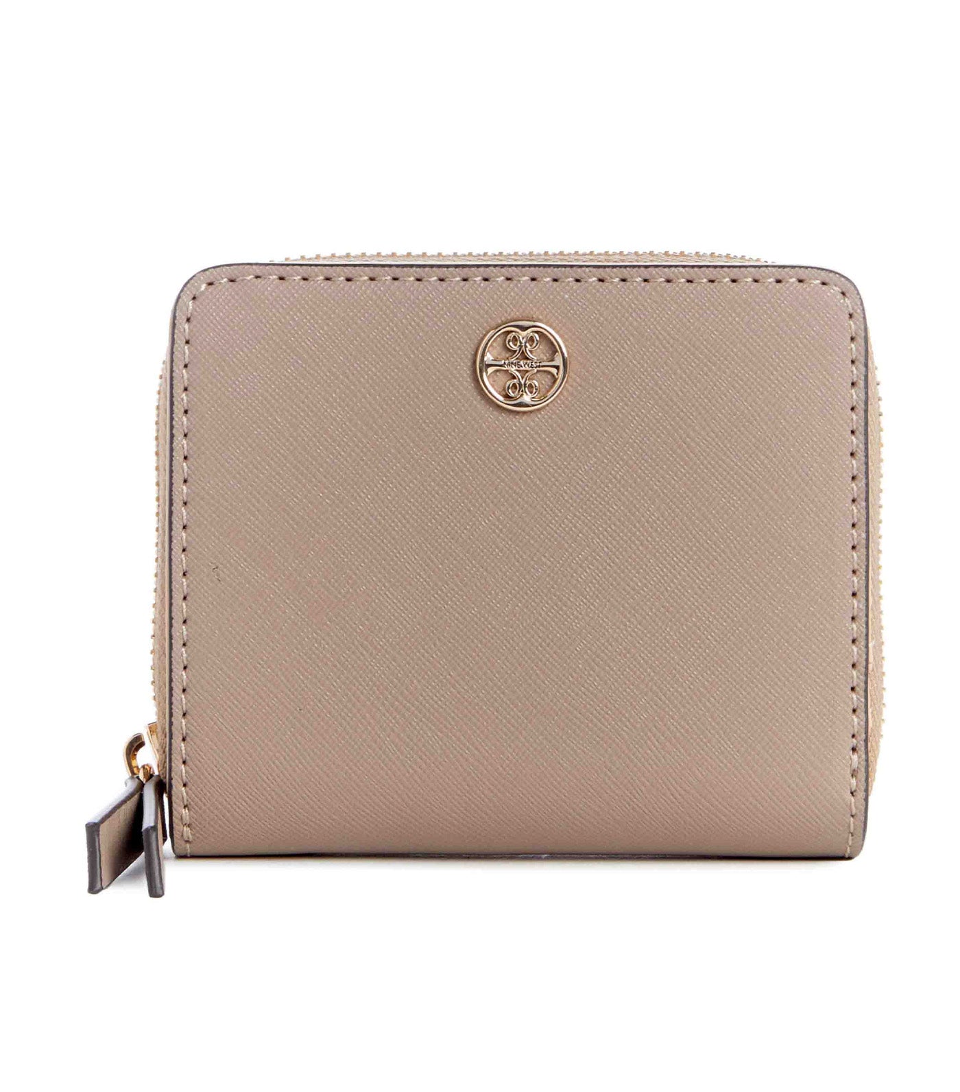 Nine West Reflected 9s Small Zip Wallet Mushroom