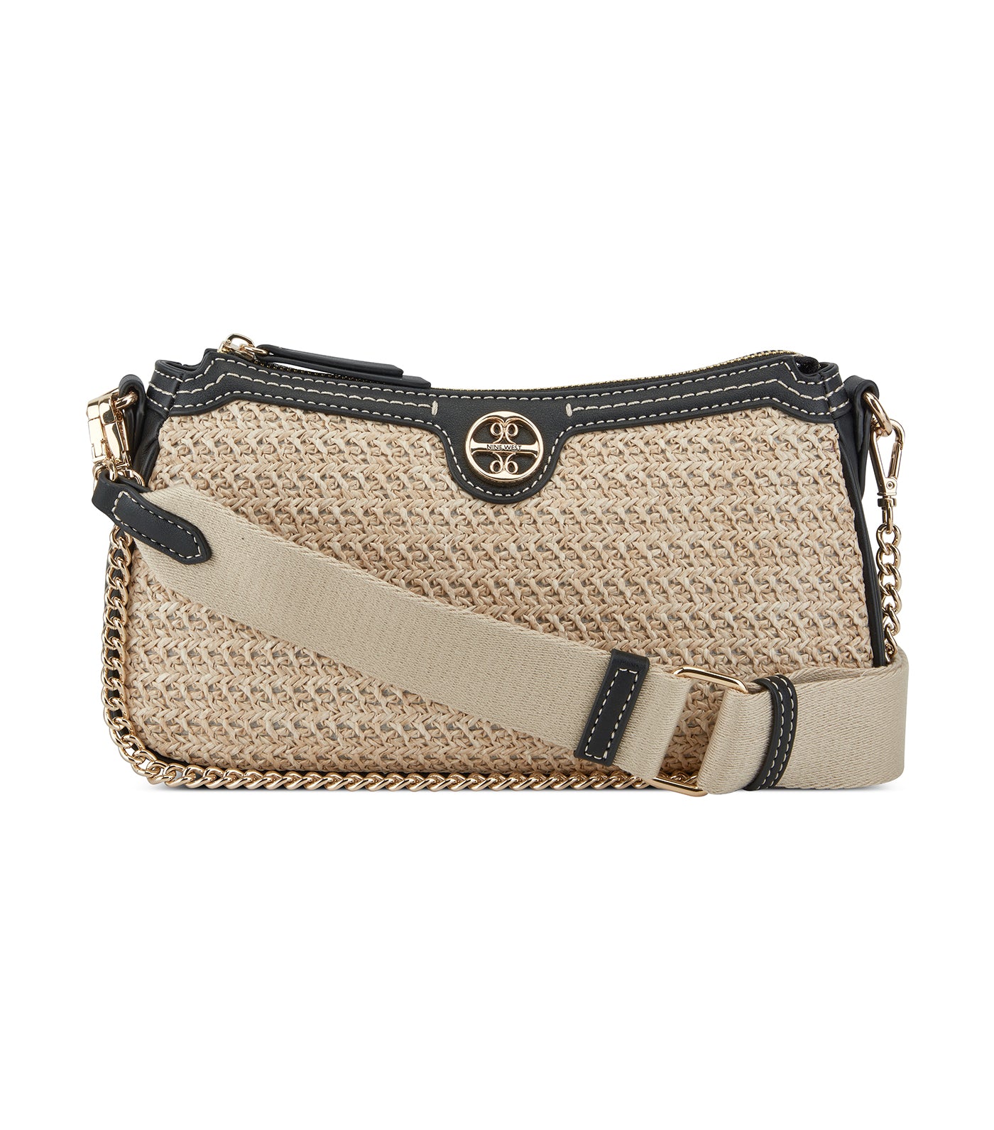 Kyelle Crossbody Top Zip Natural/Black
