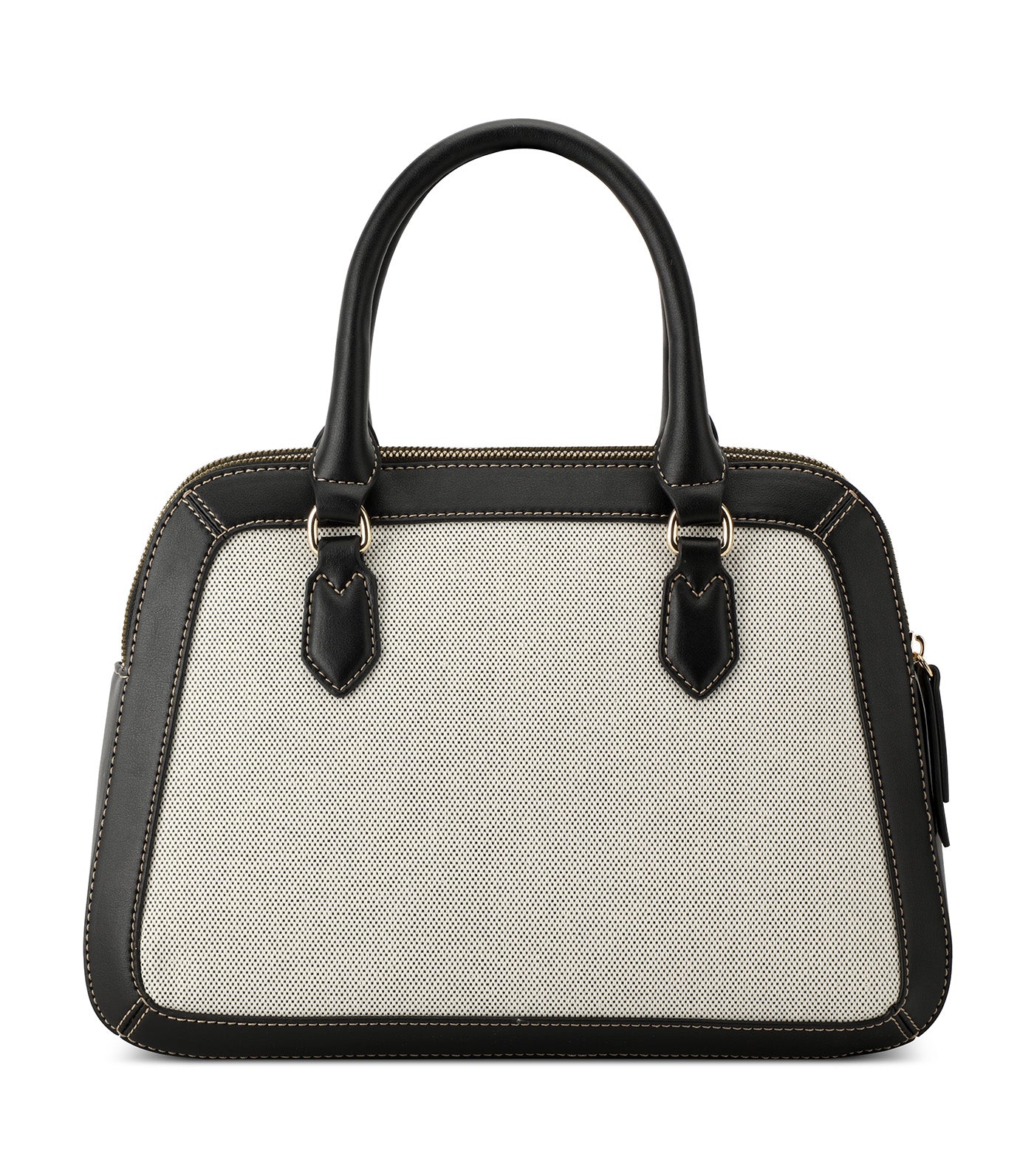 Cibrina Dome Satchel in Black/White