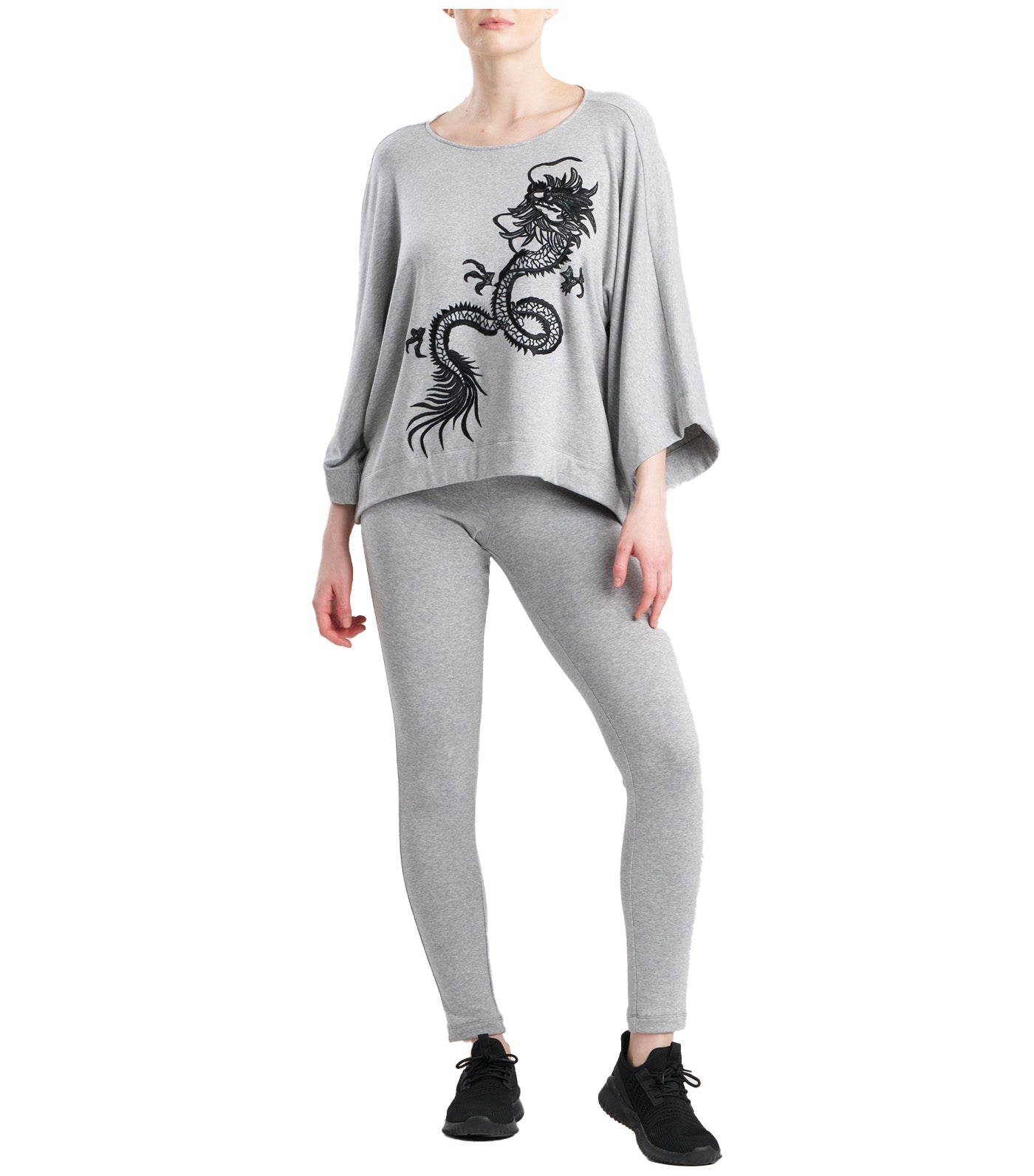 Natori Cocoon Top Heather Gray