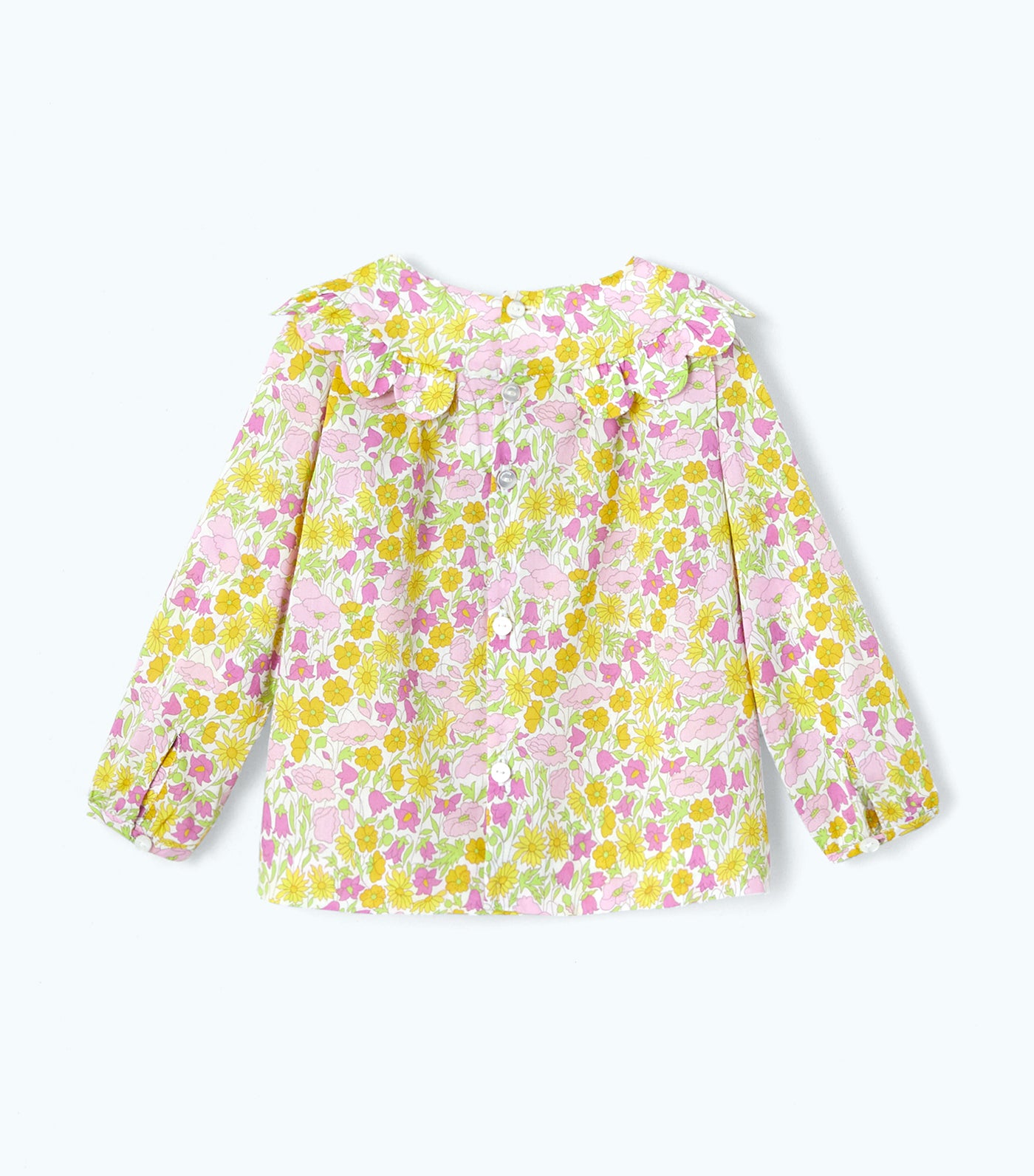 Nouka Longsleeve Polo Blanc/Multicolor