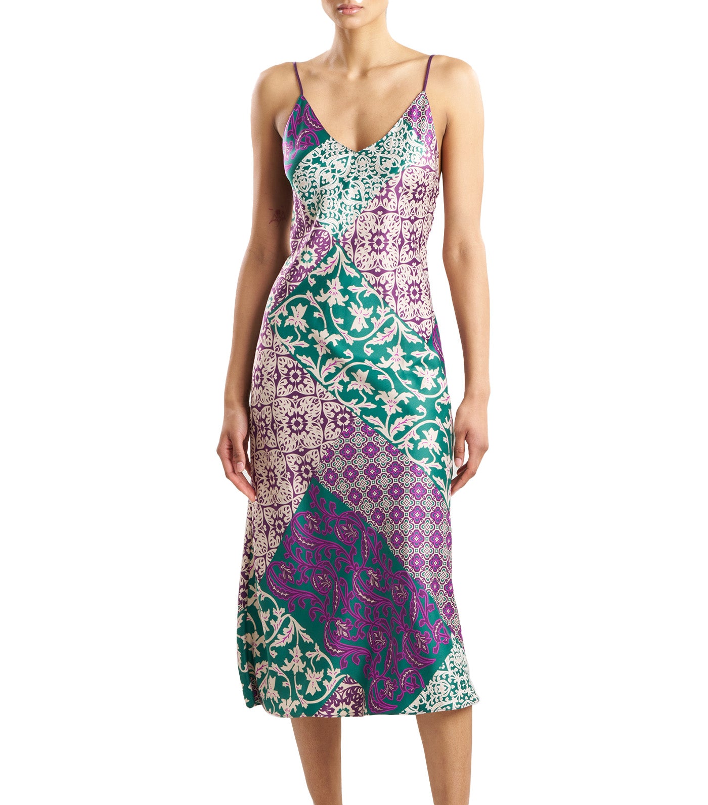 Tapestry Gown Purple Multi