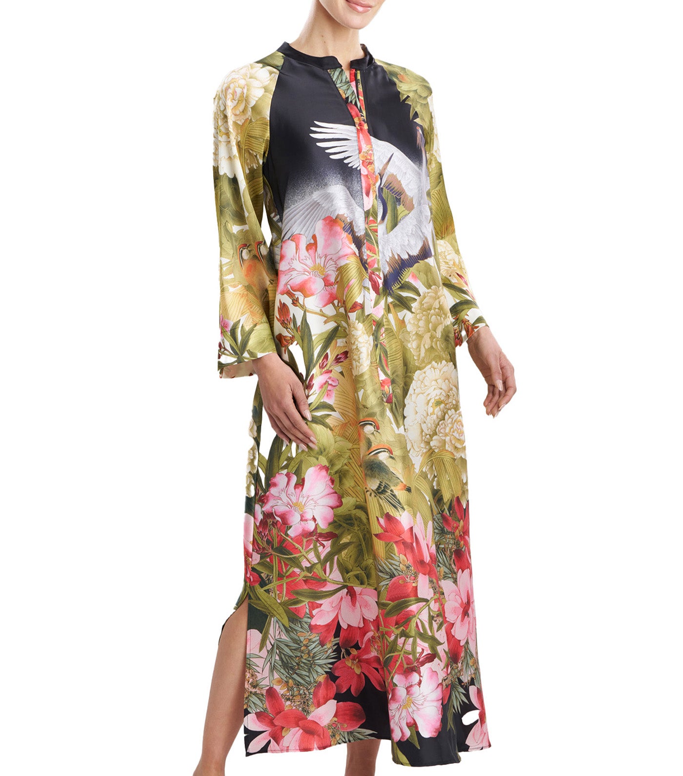 Crane Zip Caftan