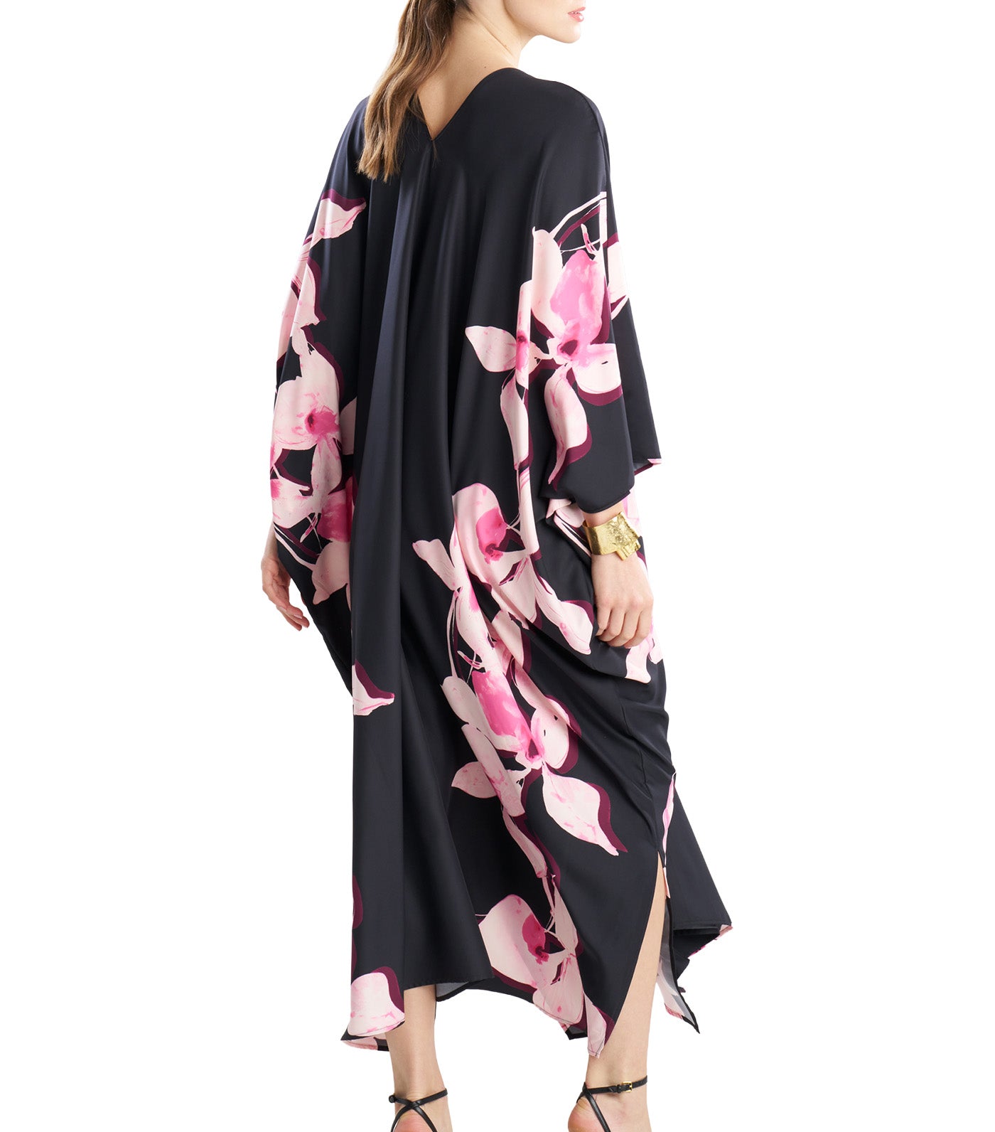 Natori Orchida Caftan Black