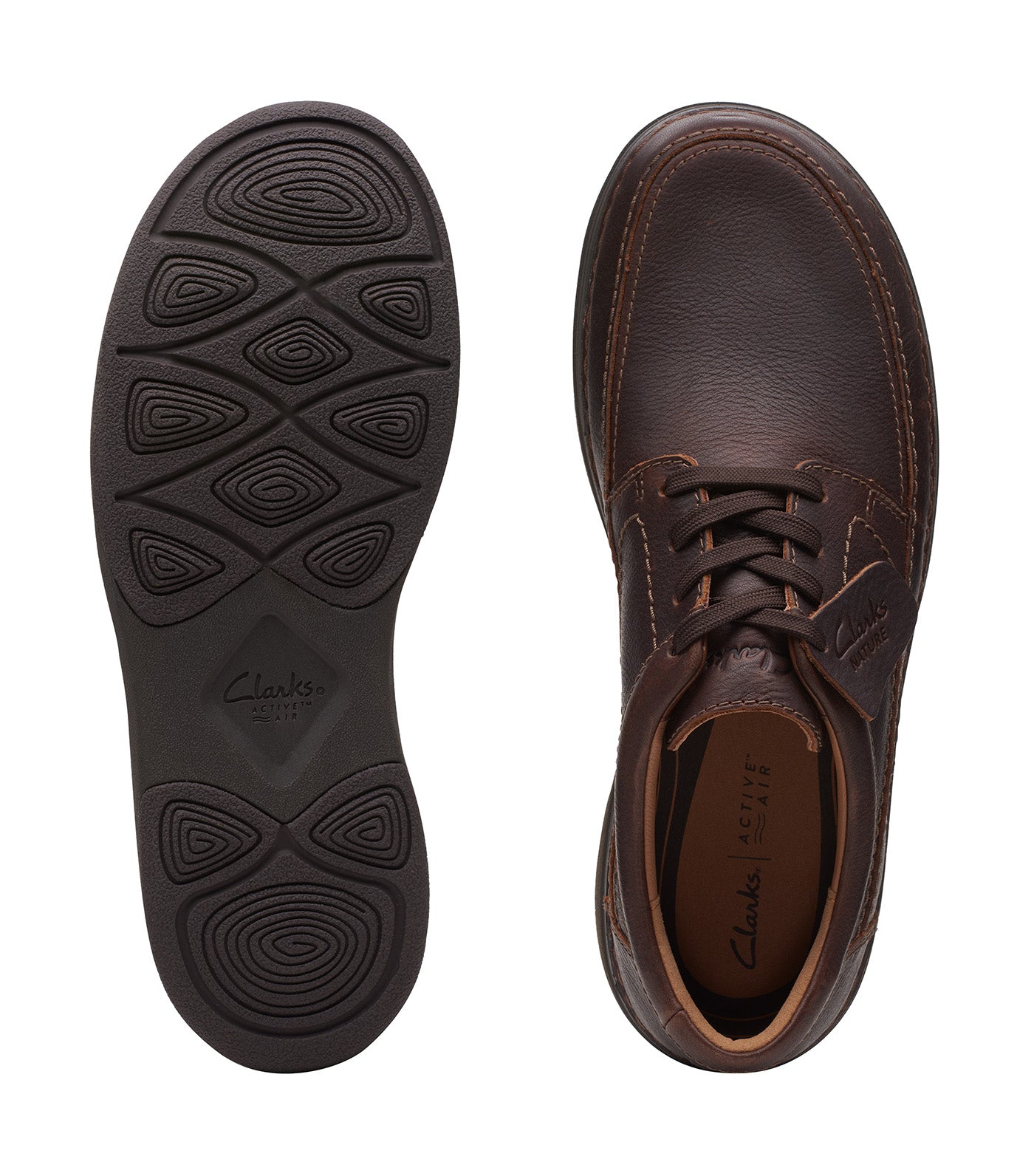 Clarks cheap sneakers brown