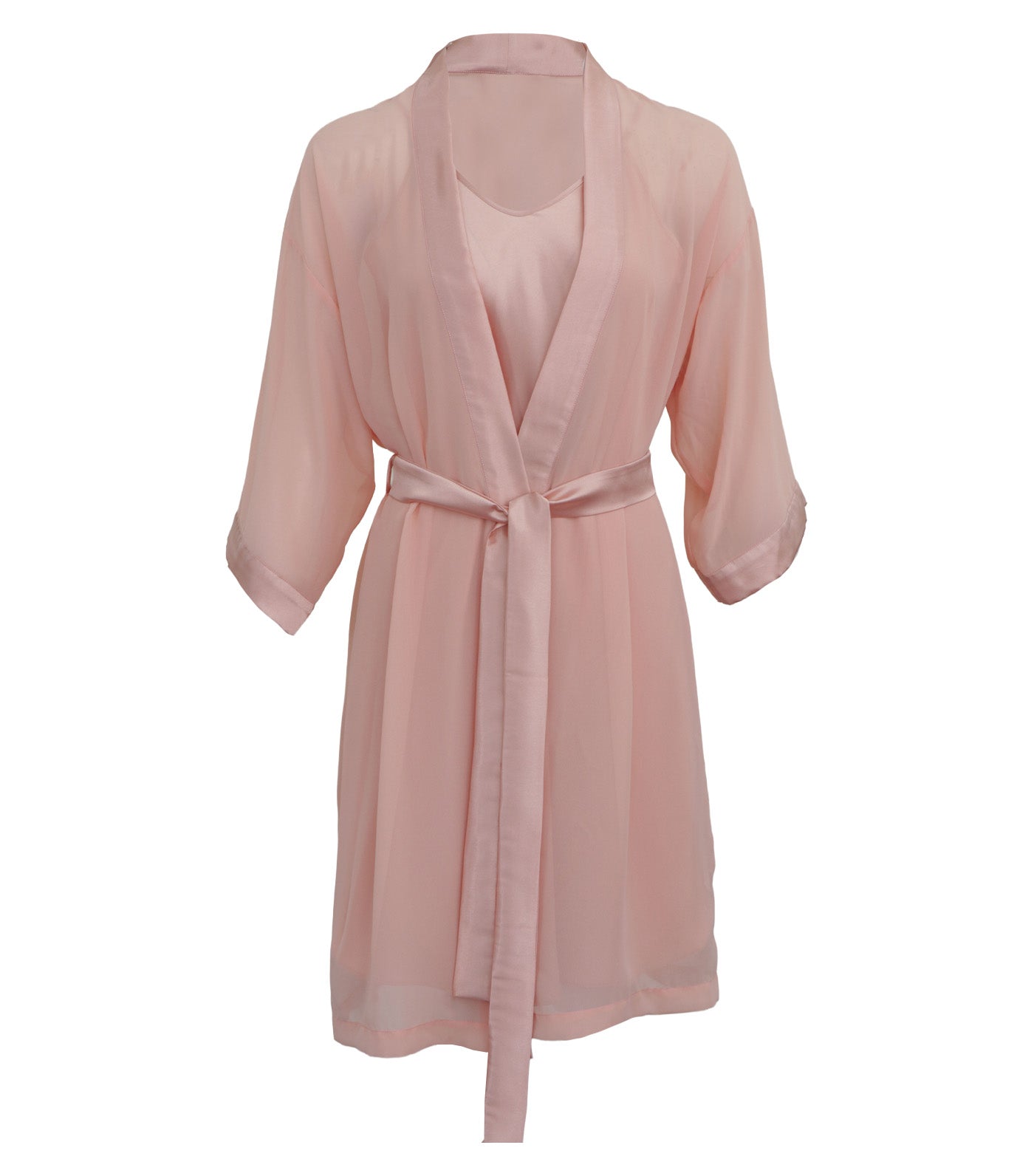 Kim Peignoir Set Pink