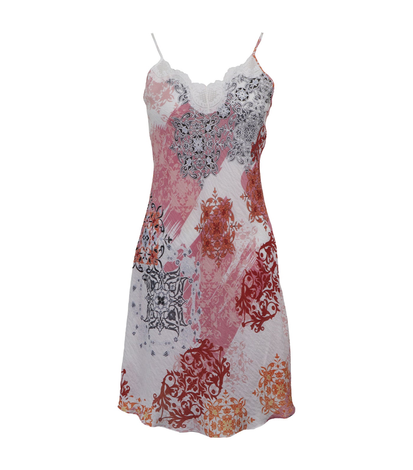 Cio Peignoir Set Pink Multi