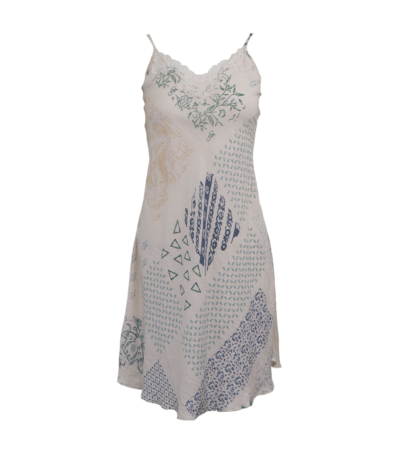 Kay Peignoir Set Yellow Multi