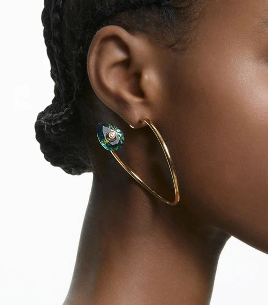 Numina Drop Earrings Multicolor Gold-tone Plated