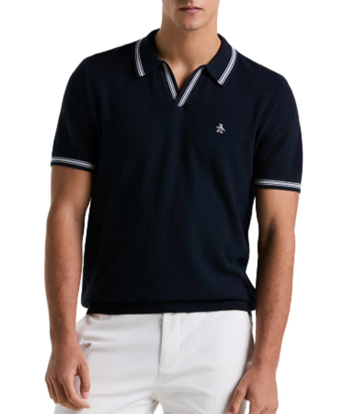 Collar Sweater Polo Dark Sapphire
