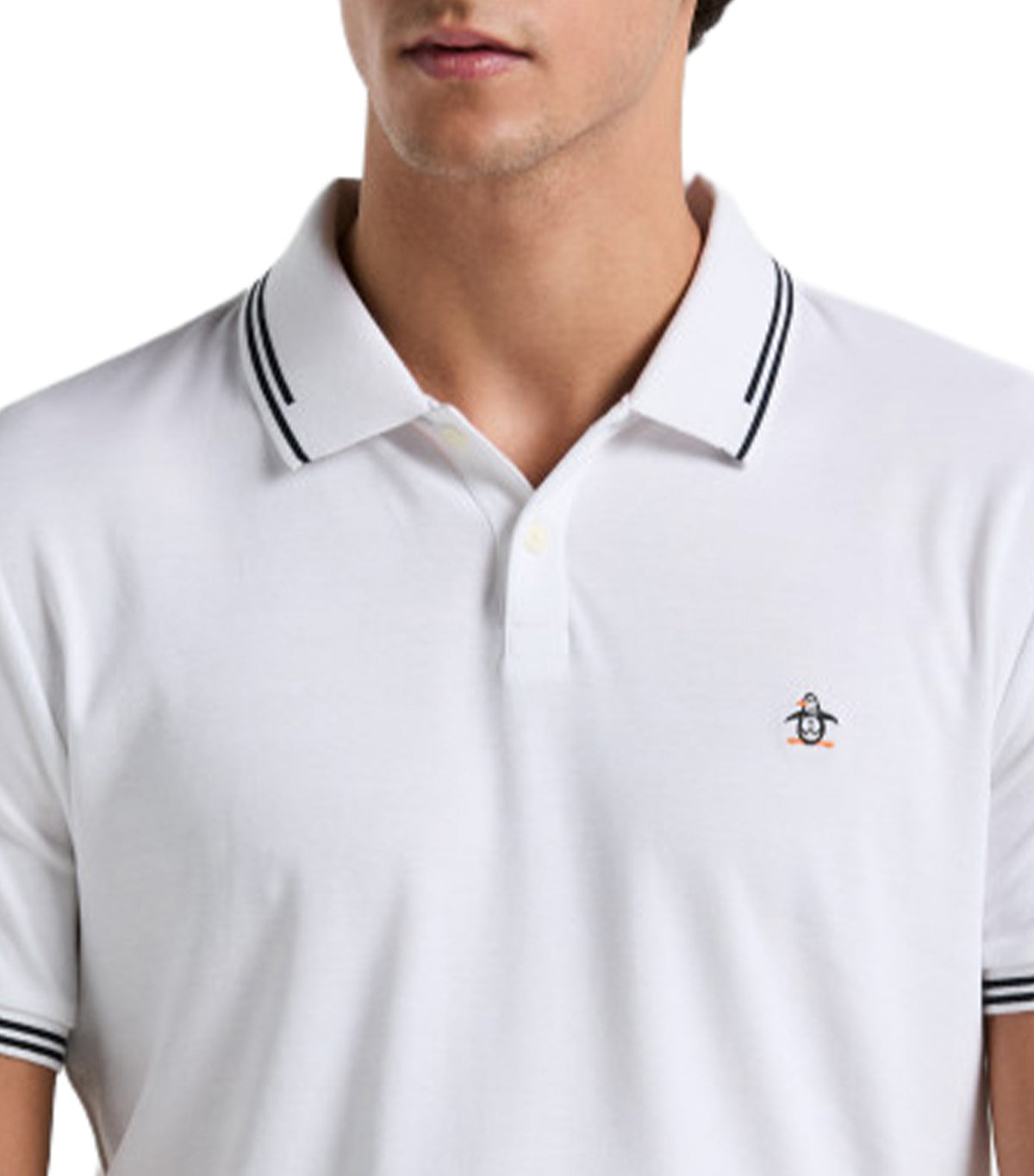 TV Pete Organic Cotton Polo Bright White