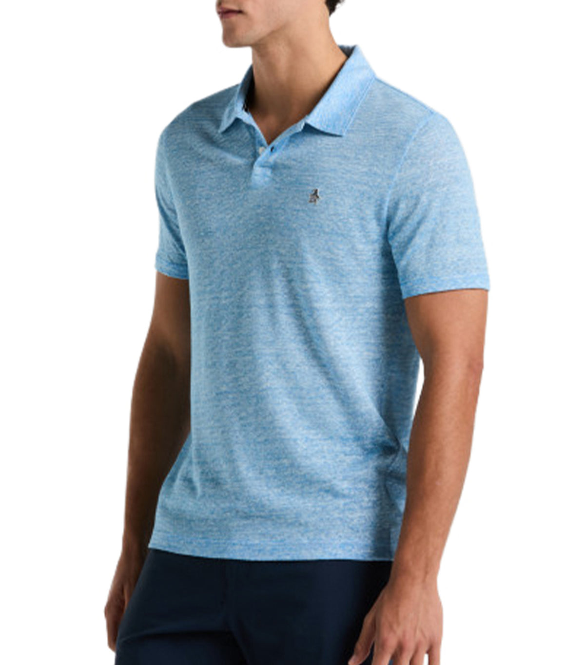 Auto Stripe Polo Blue