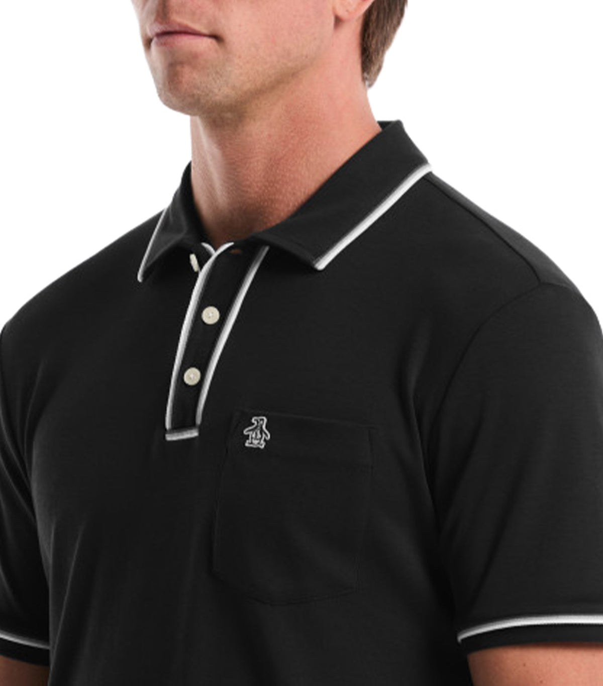 3D Earl Organic Polo True Black