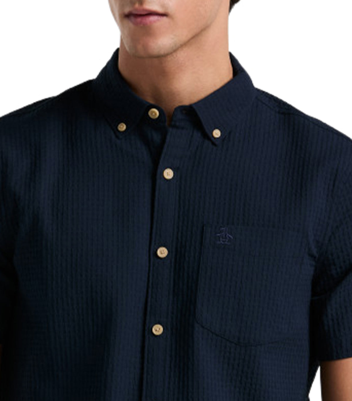 Solid Textured Dobby Dark Sapphire