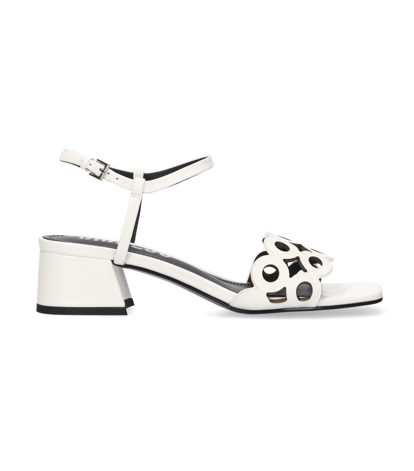 Bibi Lou Oribu Heeled Sandals White