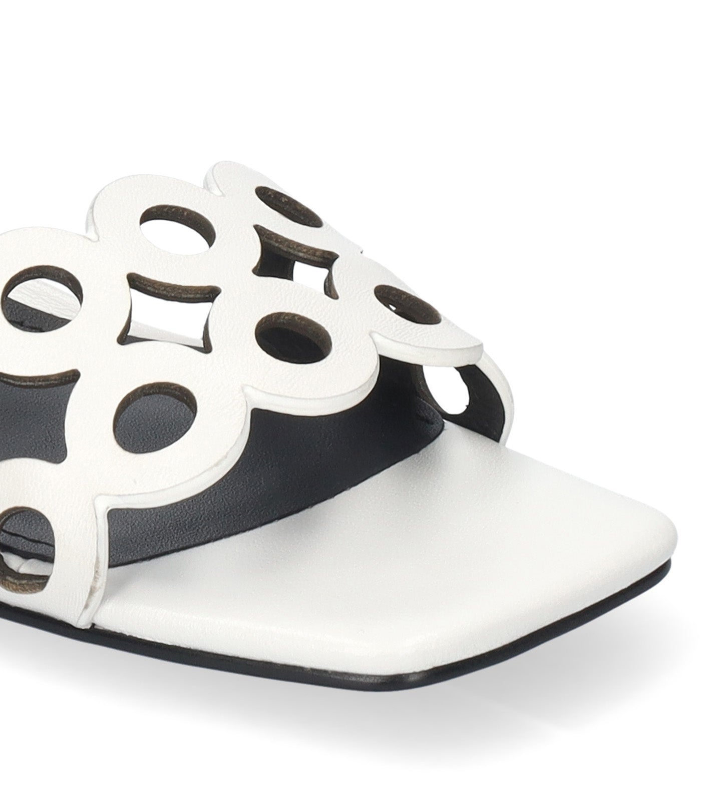 Bibi Lou Oribu Heeled Sandals White