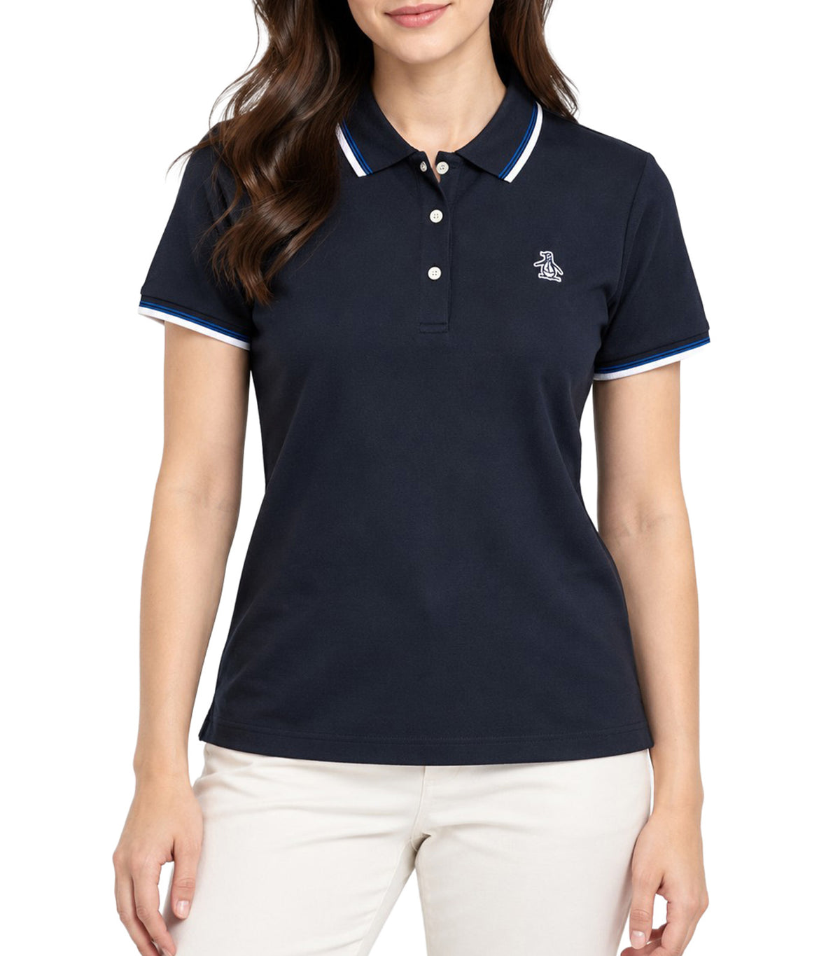 Organic Tipped Polo Piqué True Black