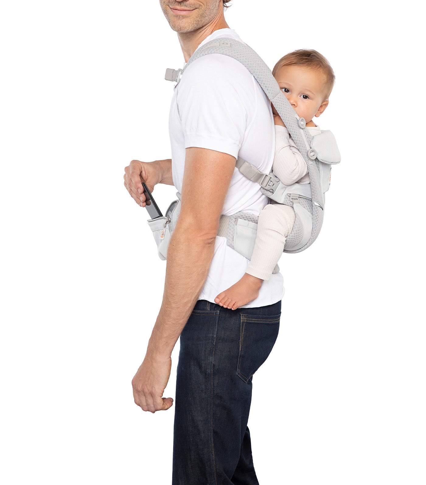 Omni Breeze Baby Carrier - Pearl Gray