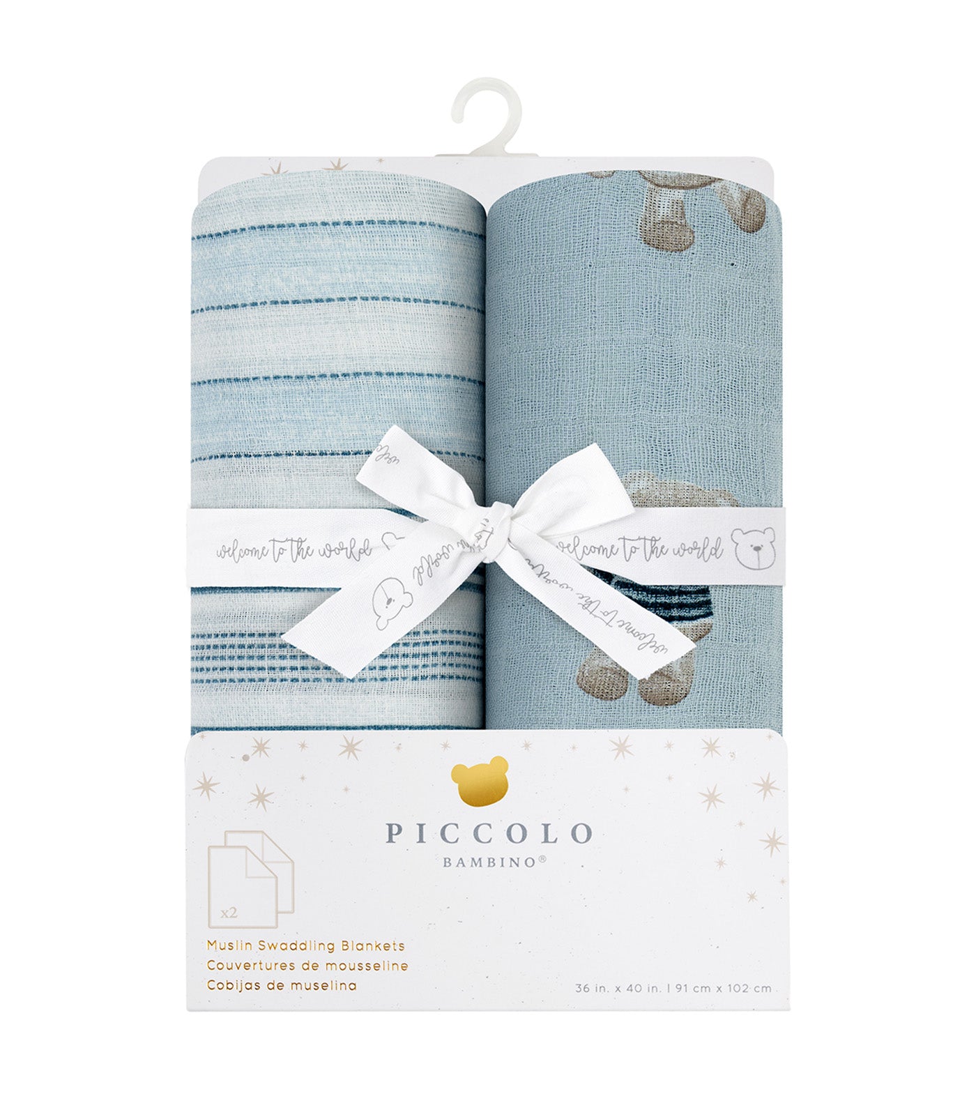 2Pk Muslin Swaddle