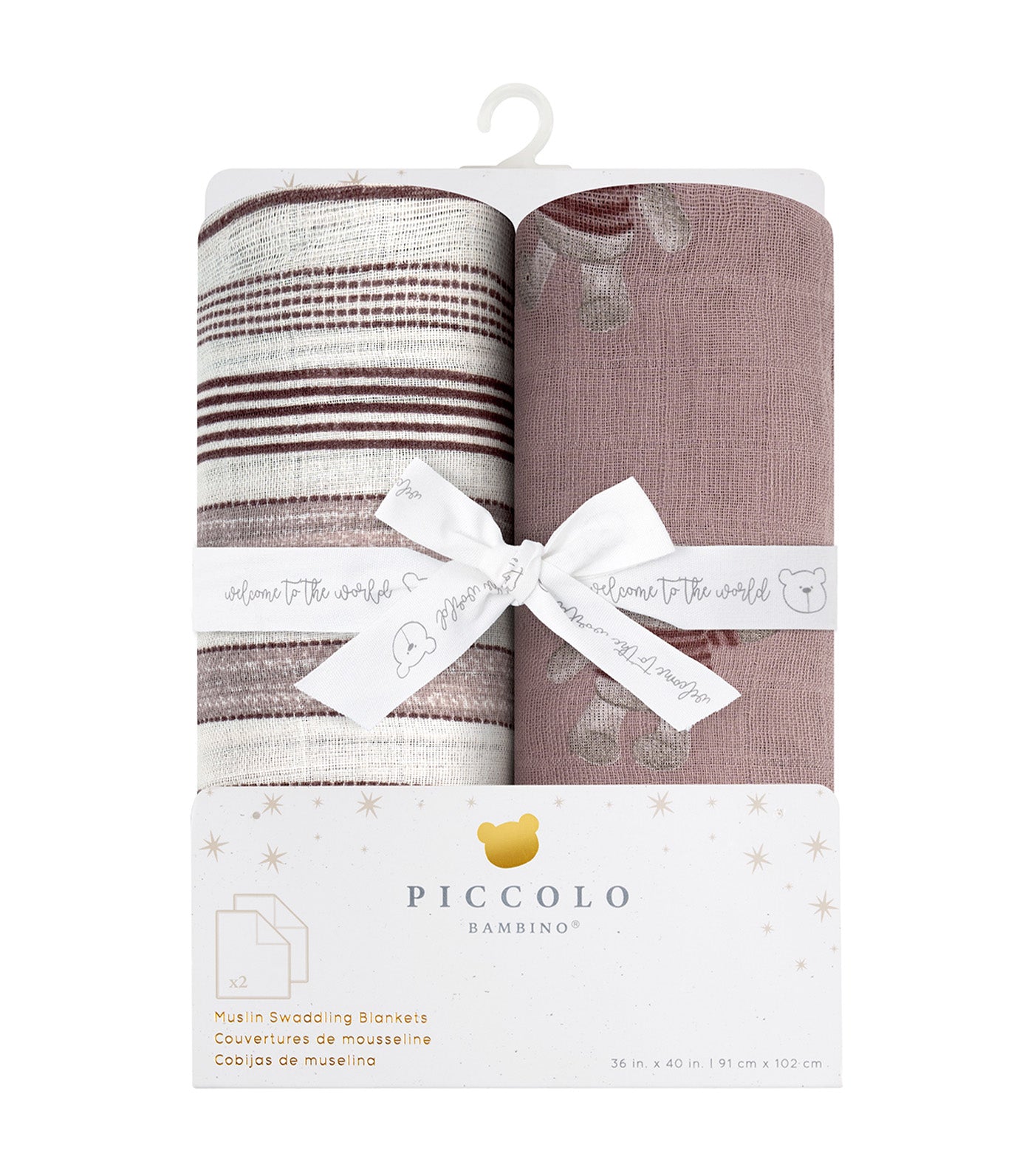 2Pk Muslin Swaddle