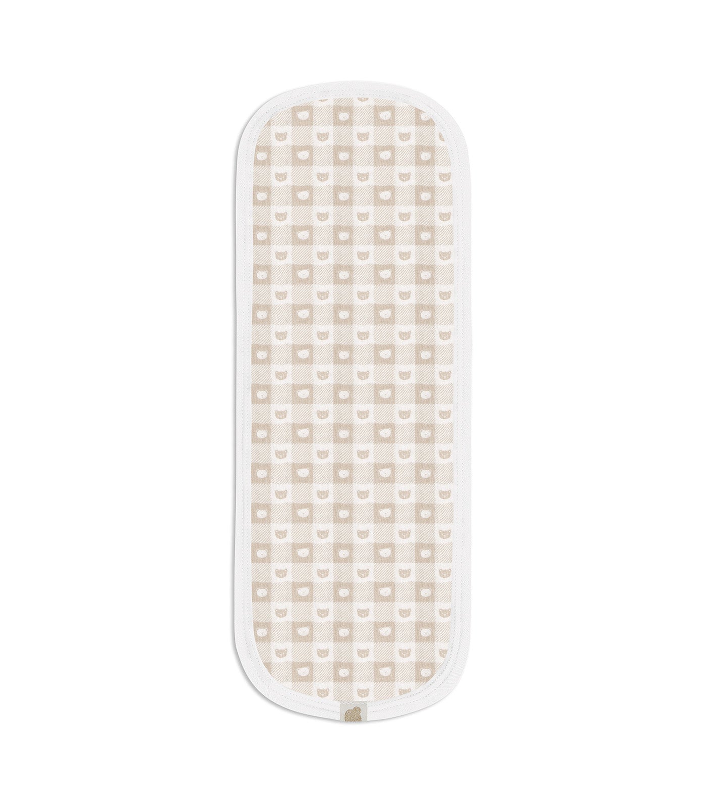 Piccolo Bambino 3-Pack Muslin Burp Cloths on Hanger White