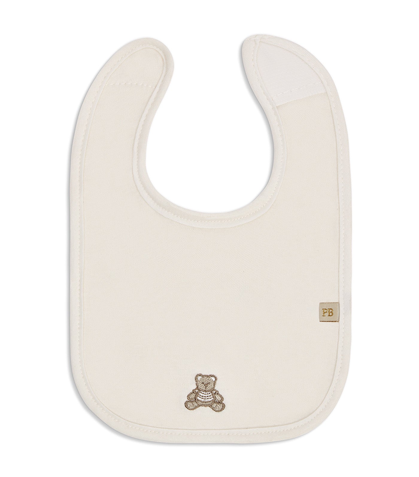 Piccolo Bambino 5-Pack Jersey Milk Bibs Beige