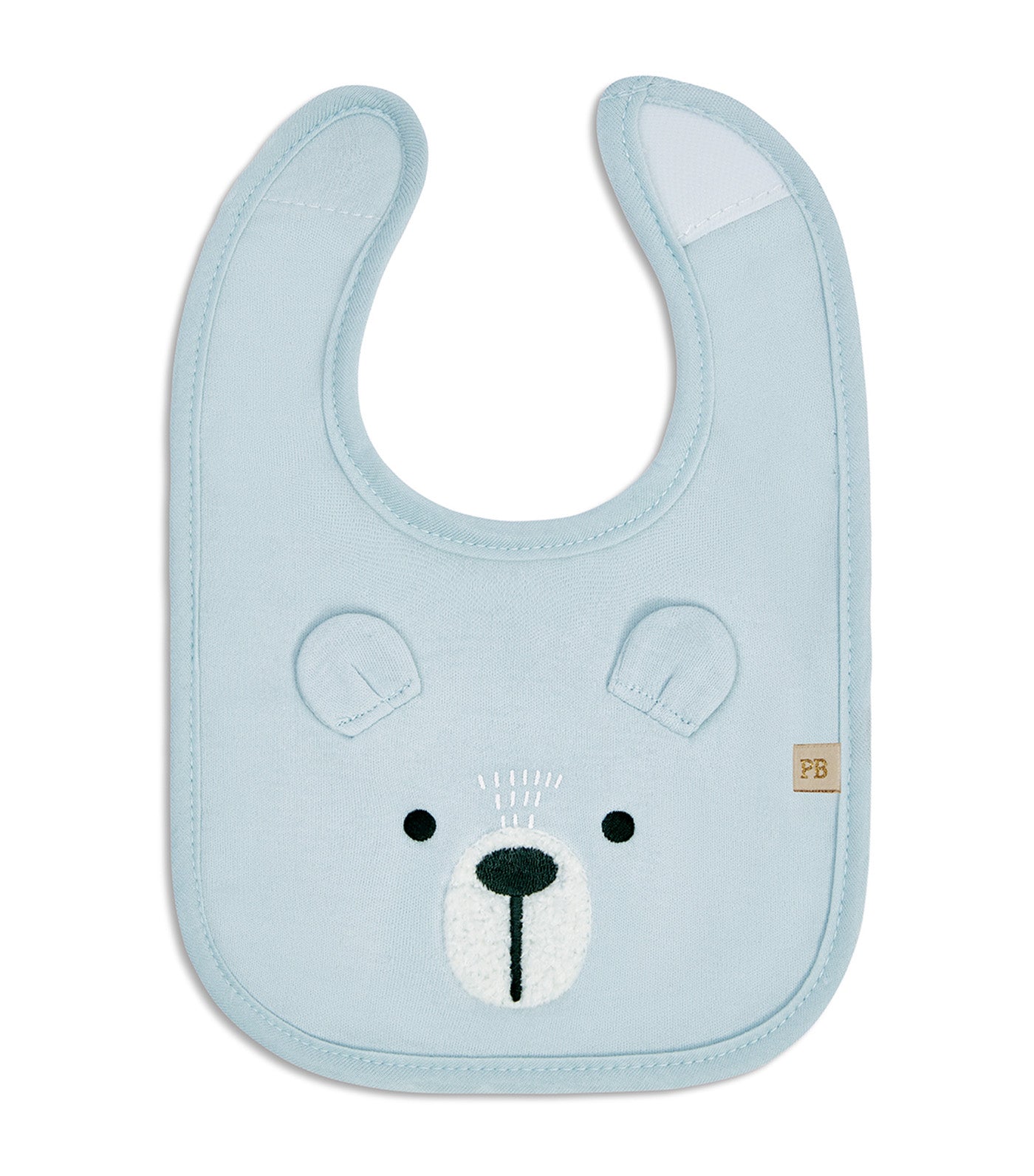 Piccolo Bambino 5-Pack Jersey Milk Bibs Blue