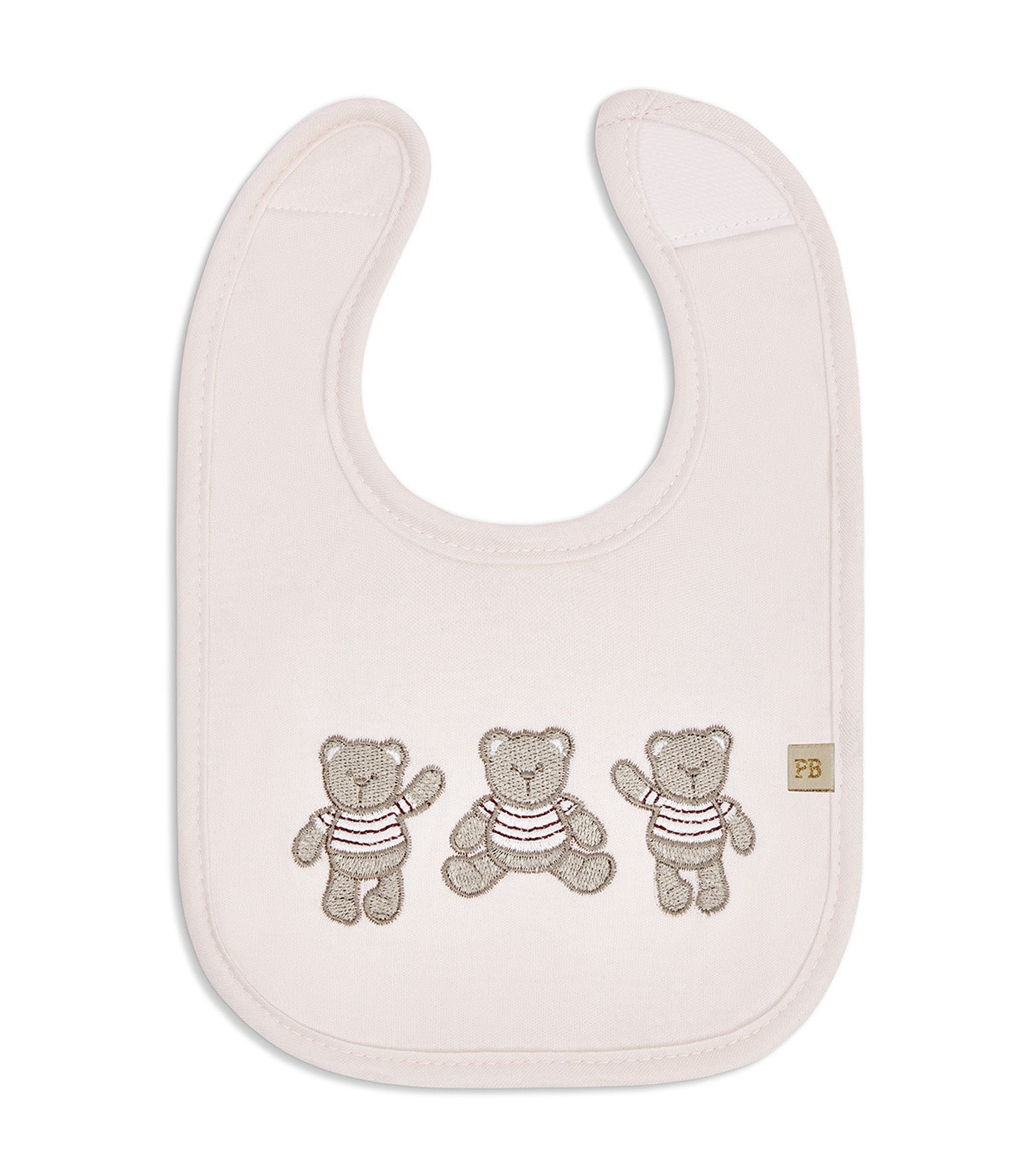 Piccolo Bambino 5-Pack Jersey Milk Bibs Pink