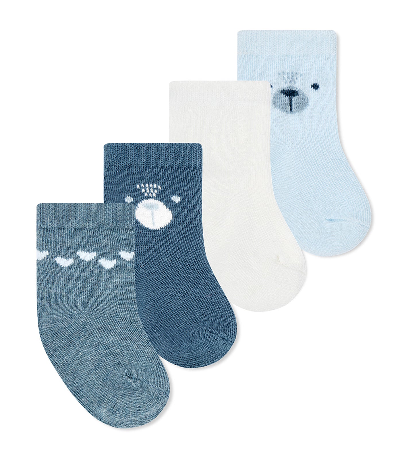 Piccolo Bambino 8-Pairs Socks Blue