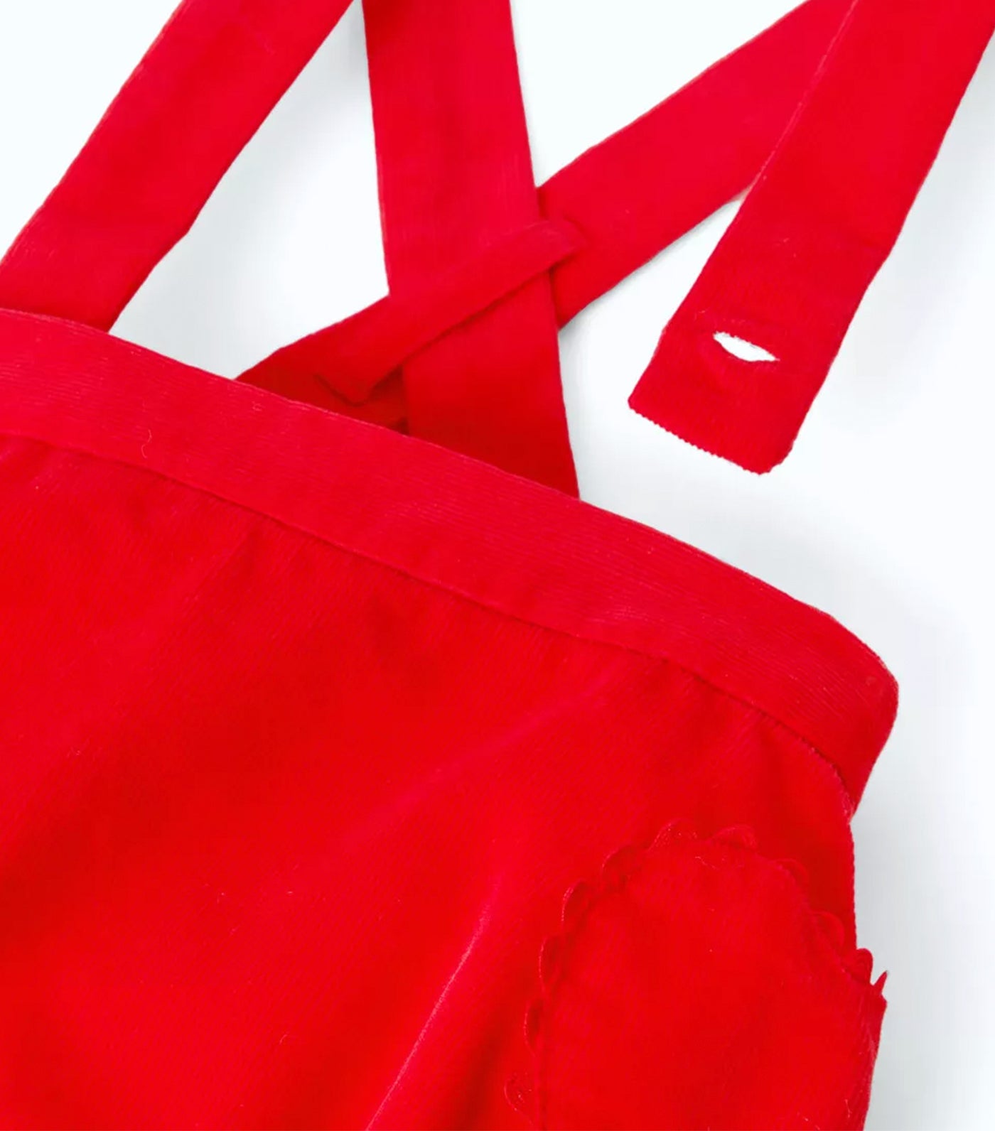 Pea Romper Red