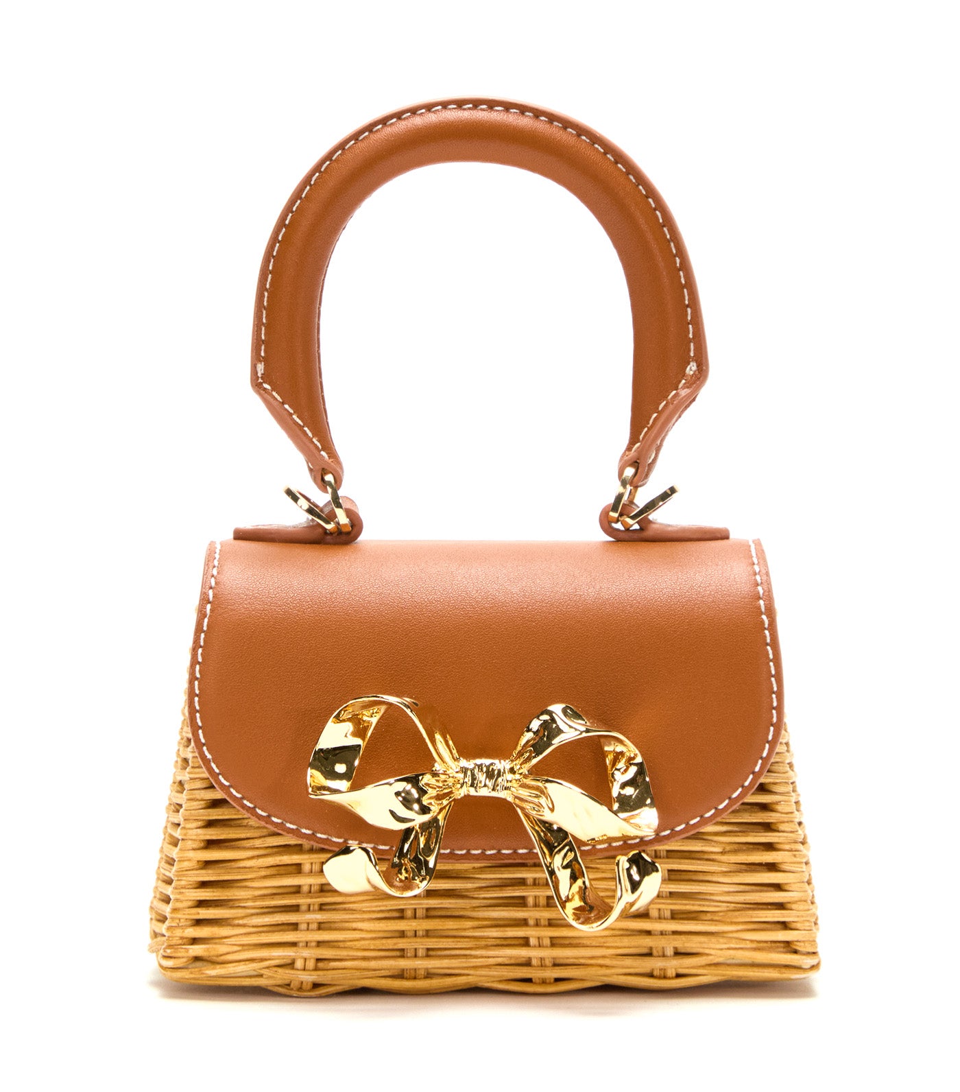 Rattan Micro Bow Bag