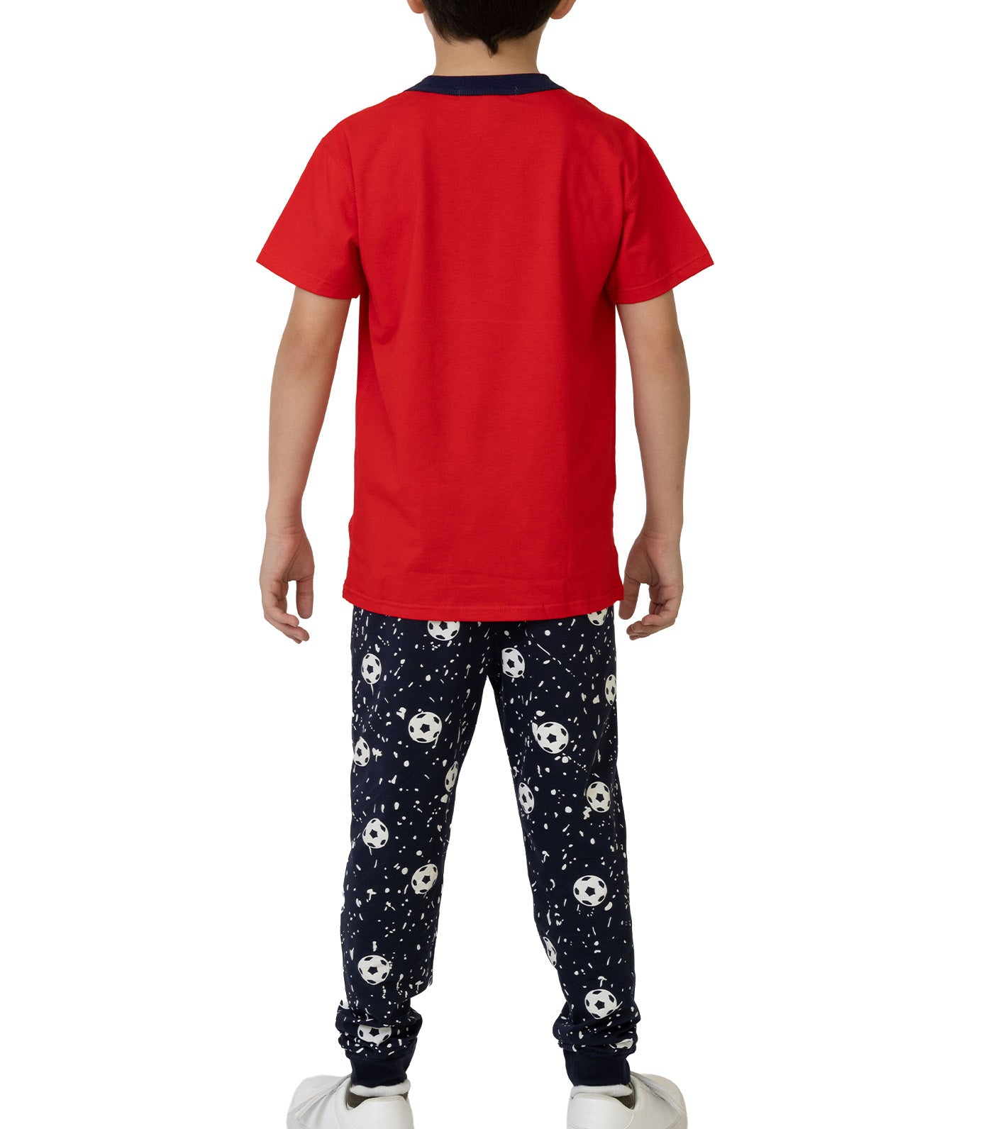 Short Sleeve PJ Set Football