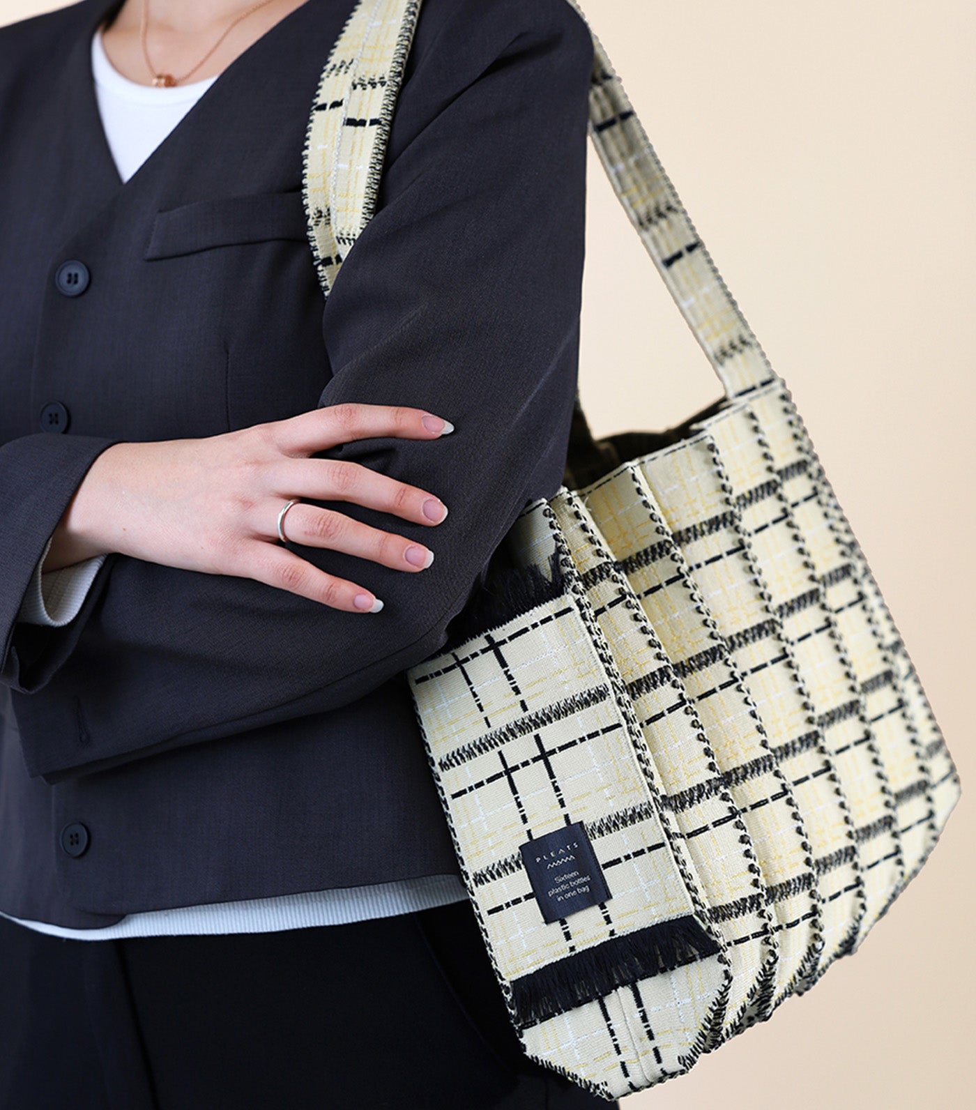 Tweed Shopper Bag