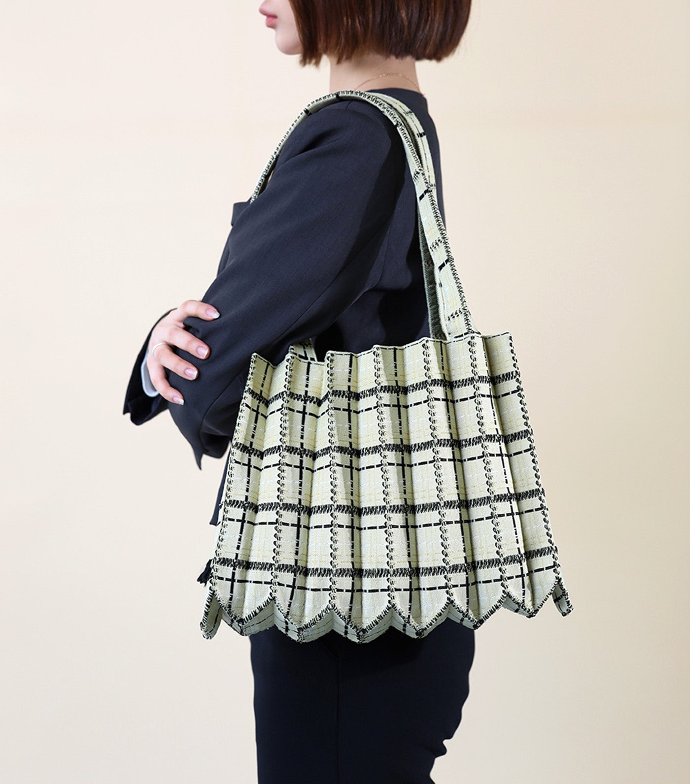 Tweed Shopper Bag