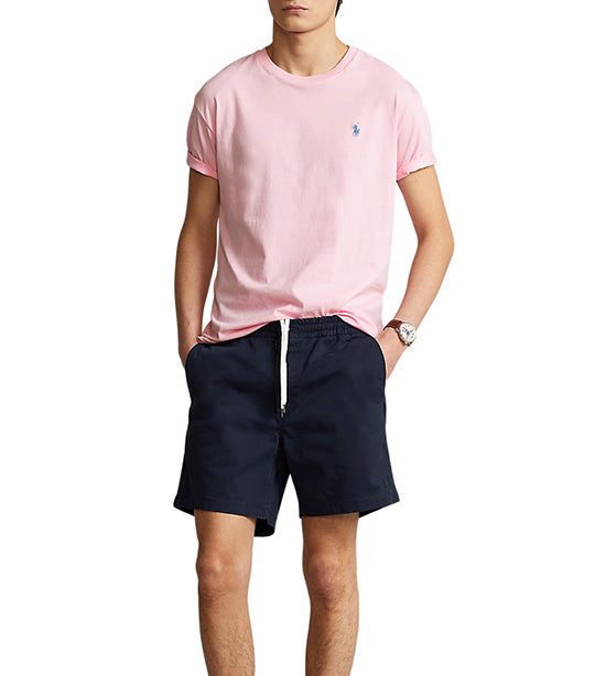 Men's Custom Slim Fit Jersey Crewneck T-Shirt Carmel Pink