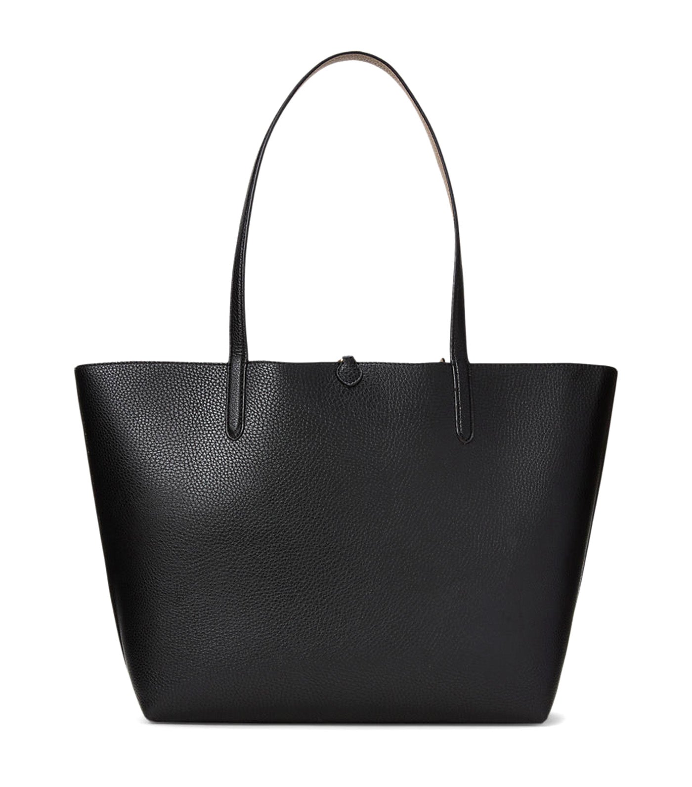 Women's Faux Leather Reversible Tote Black/Taupe