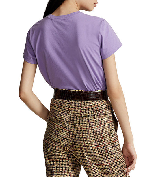 Women's Cotton Jersey Crewneck Tee Wisteria