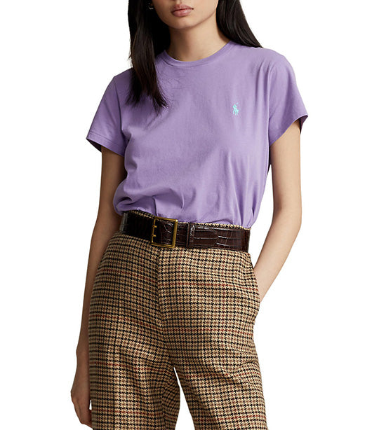 Women's Cotton Jersey Crewneck Tee Wisteria