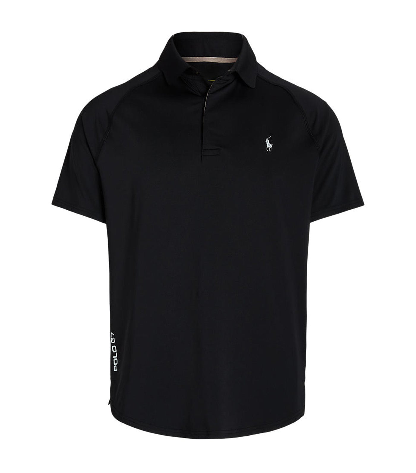 Men's Custom Slim Fit Performance Polo Shirt Polo Black