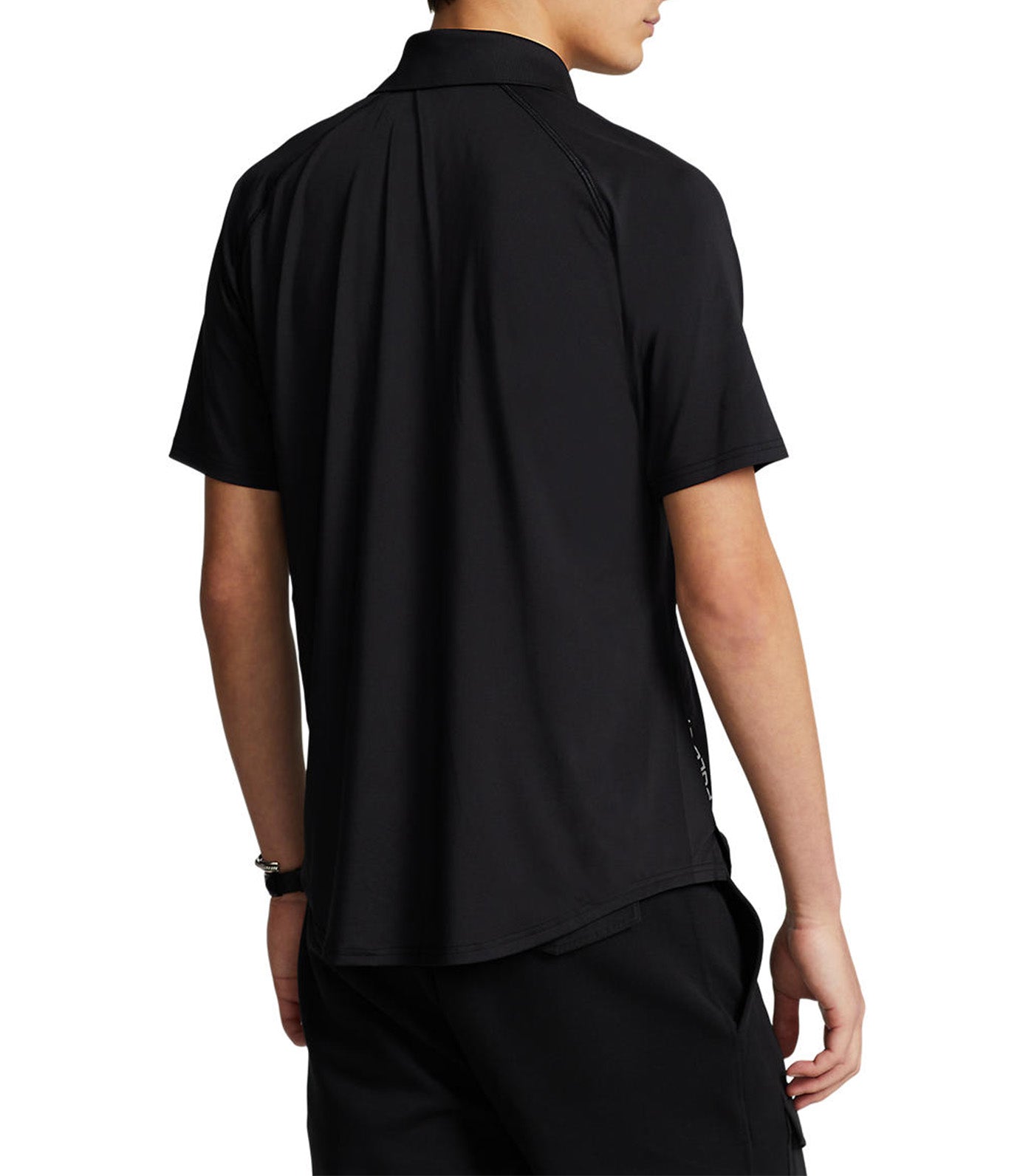 Men's Custom Slim Fit Performance Polo Shirt Polo Black