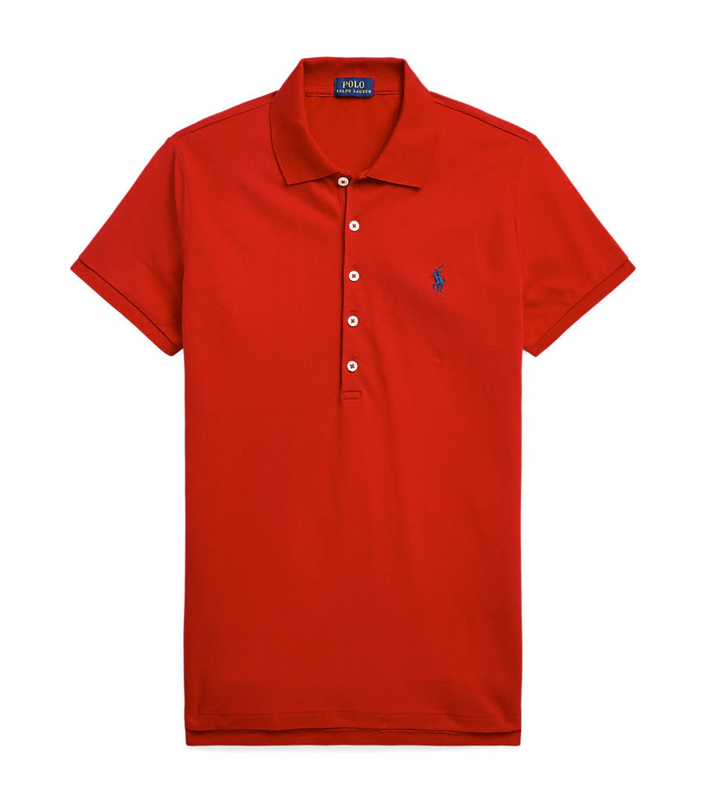 Women's Slim Fit Stretch Julie Polo Shirt Red