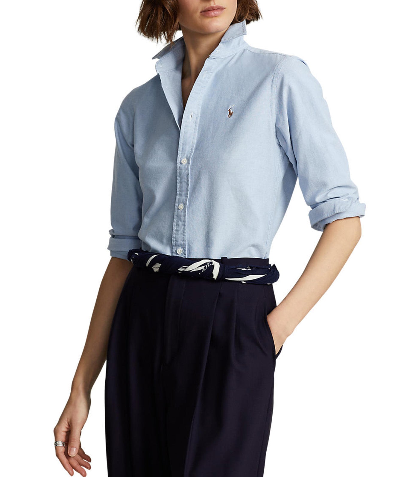 Women's Classic Fit Oxford Shirt Blue