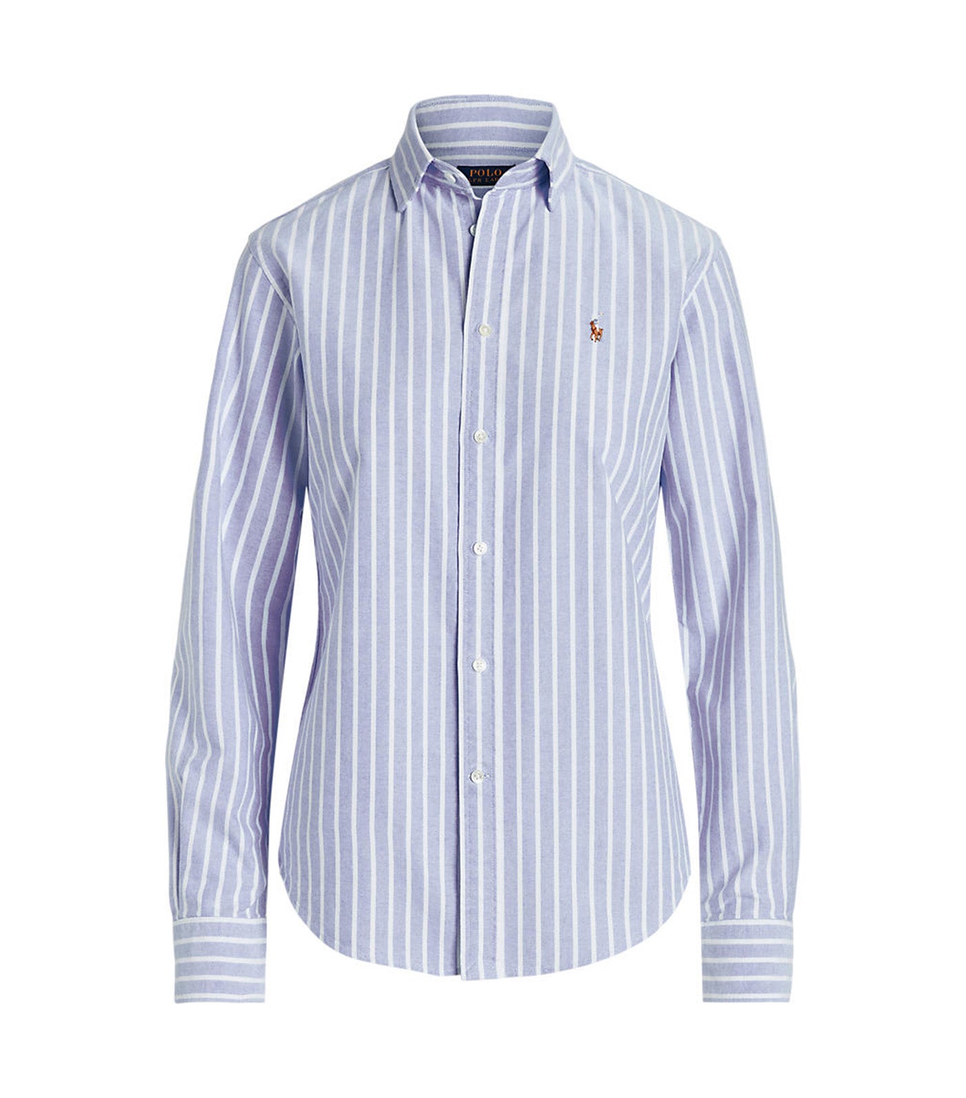 Ralph lauren shirt blue and white best sale