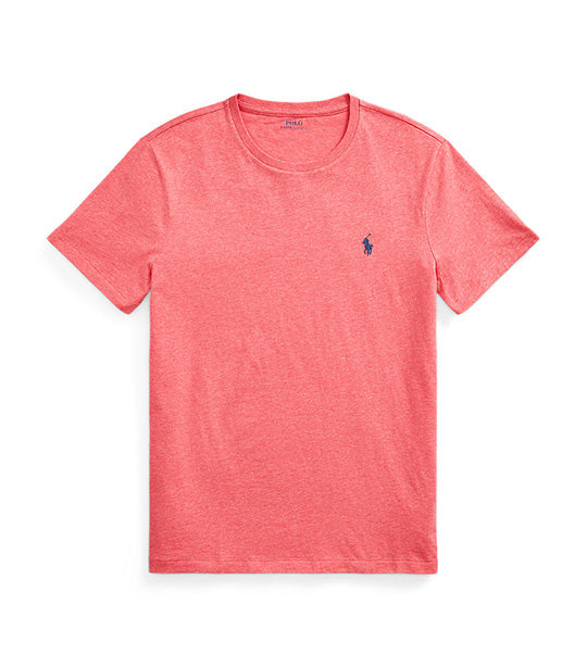 Men's Custom Slim Fit Jersey Crewneck T-Shirt Rose Heather