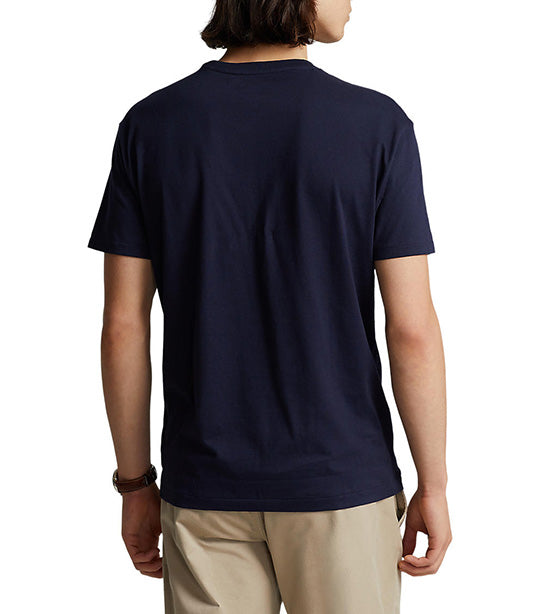 Men's Custom Slim Fit Jersey Crewneck T-Shirt Ink