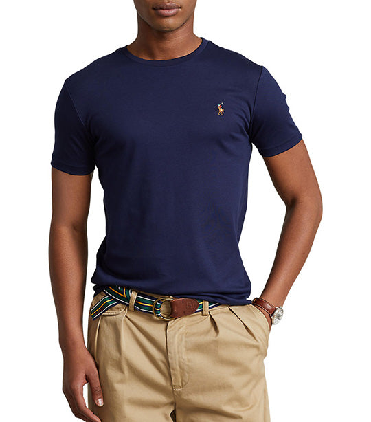 Men's Custom Slim Fit Soft Cotton T-Shirt French Navy