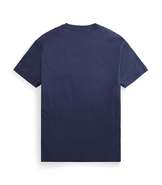 Men's Custom Slim Fit Soft Cotton T-Shirt Spring Navy